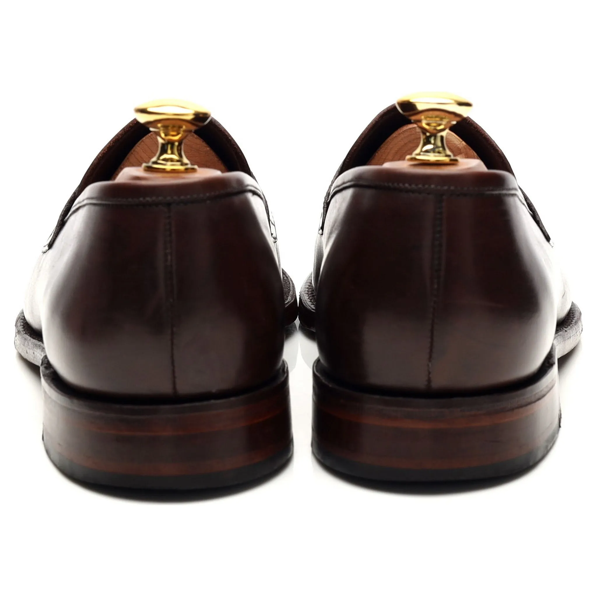 1880 'Leven' Dark Brown Leather Loafer UK 6 F