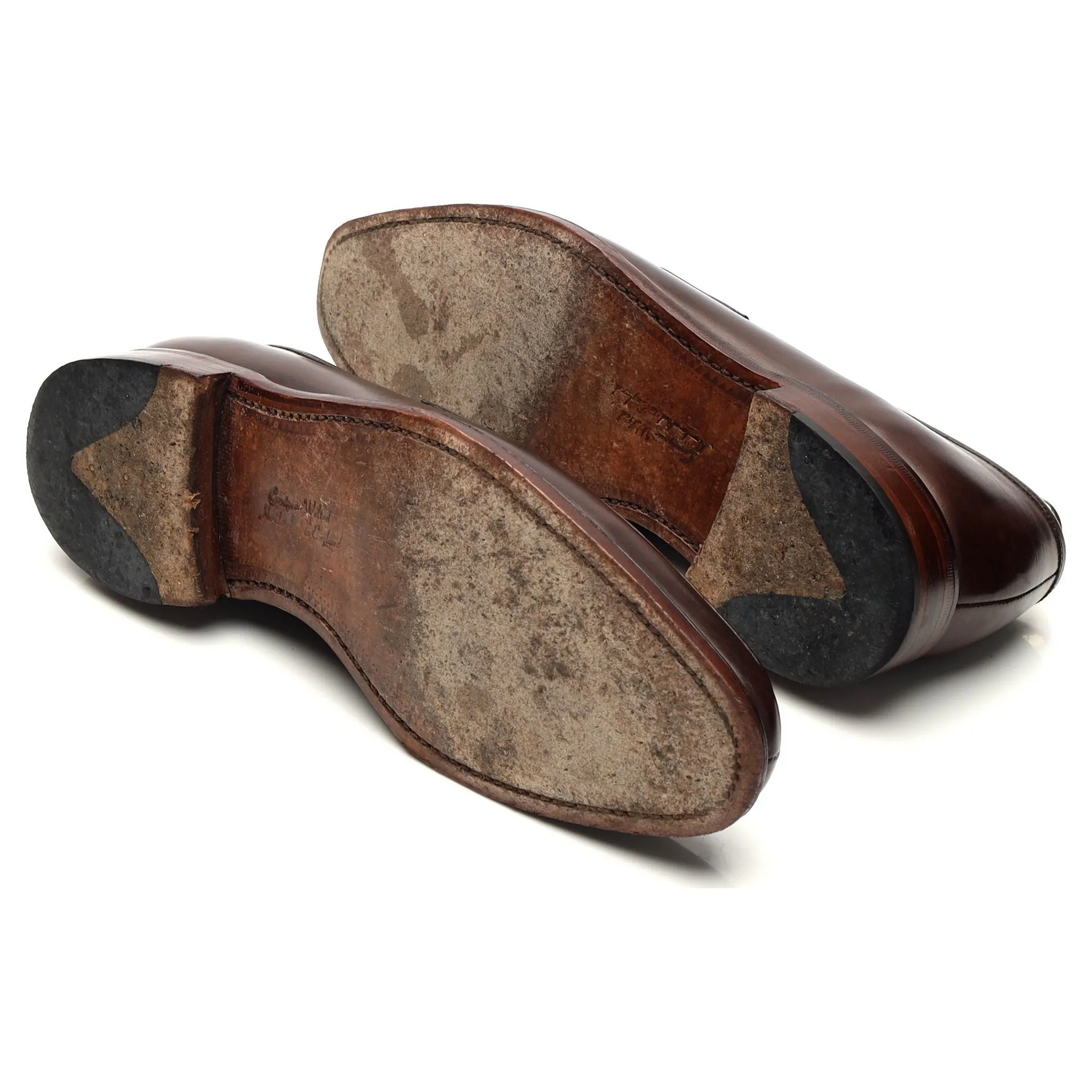1880 'Leven' Dark Brown Leather Loafer UK 6 F