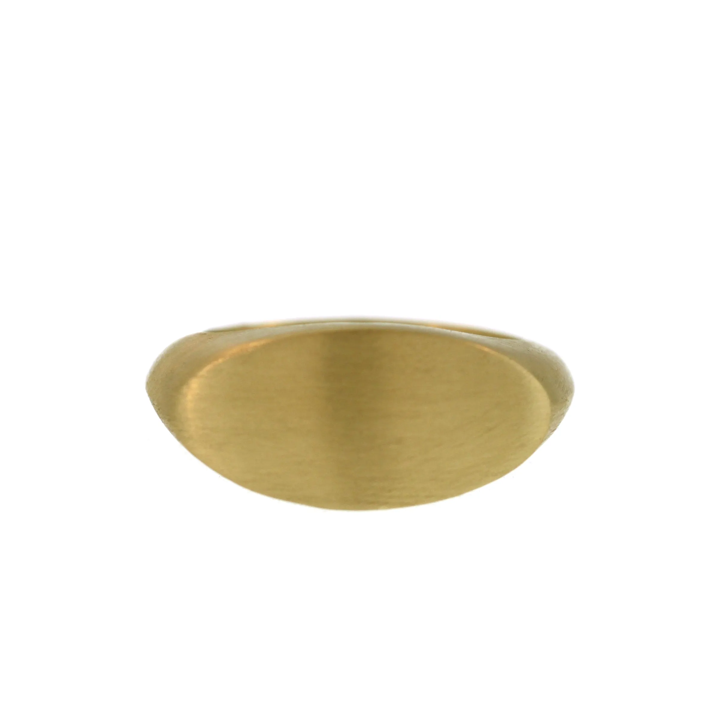 A Flat Oval Signet Ring