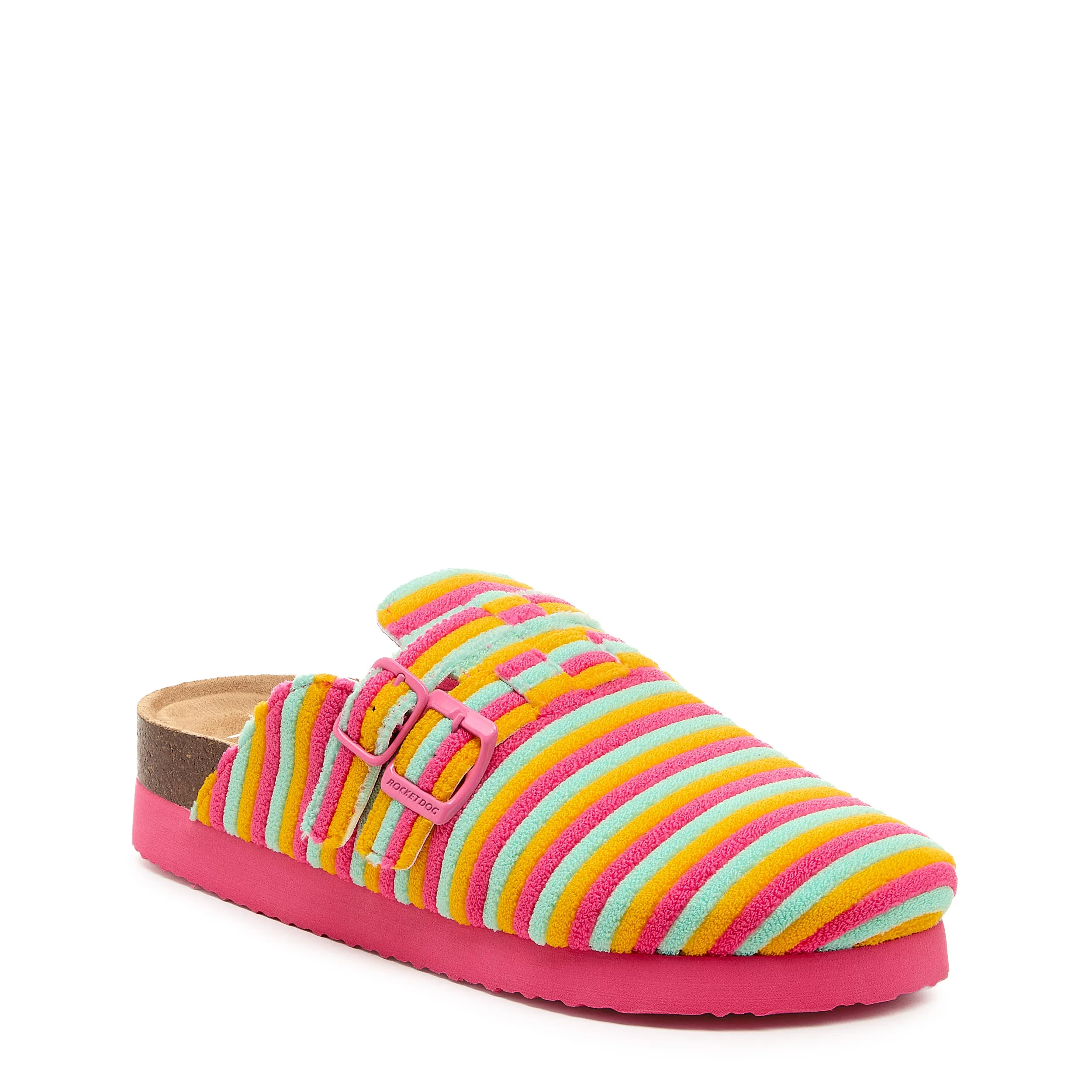 Abel Plus Hot Pink Multi Mule