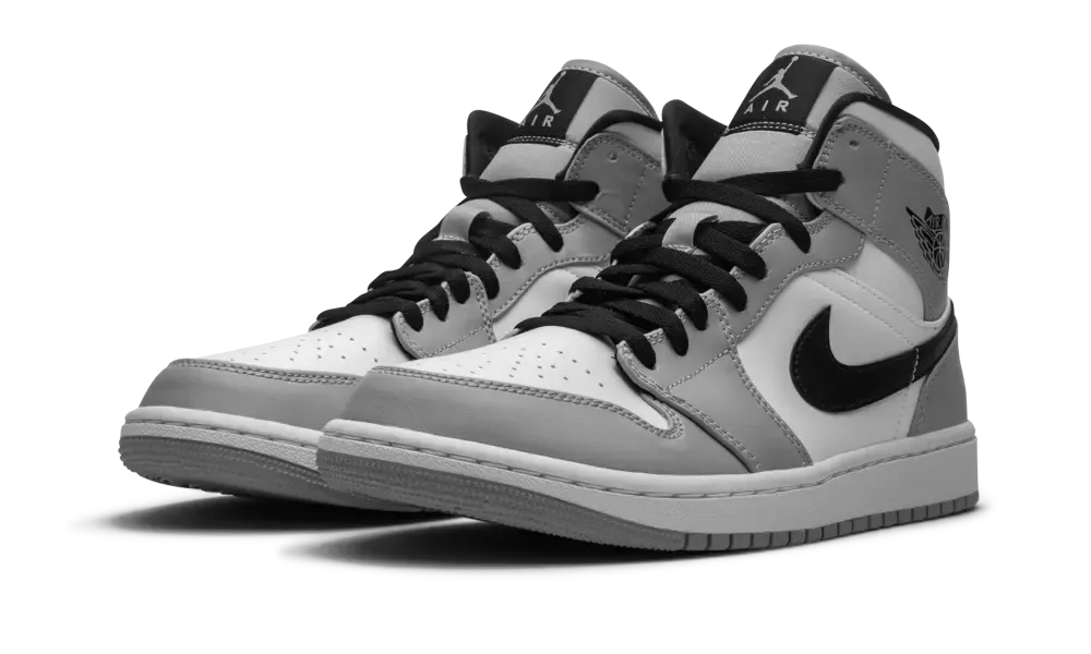 Air Jordan 1 Mid Light Smoke Grey