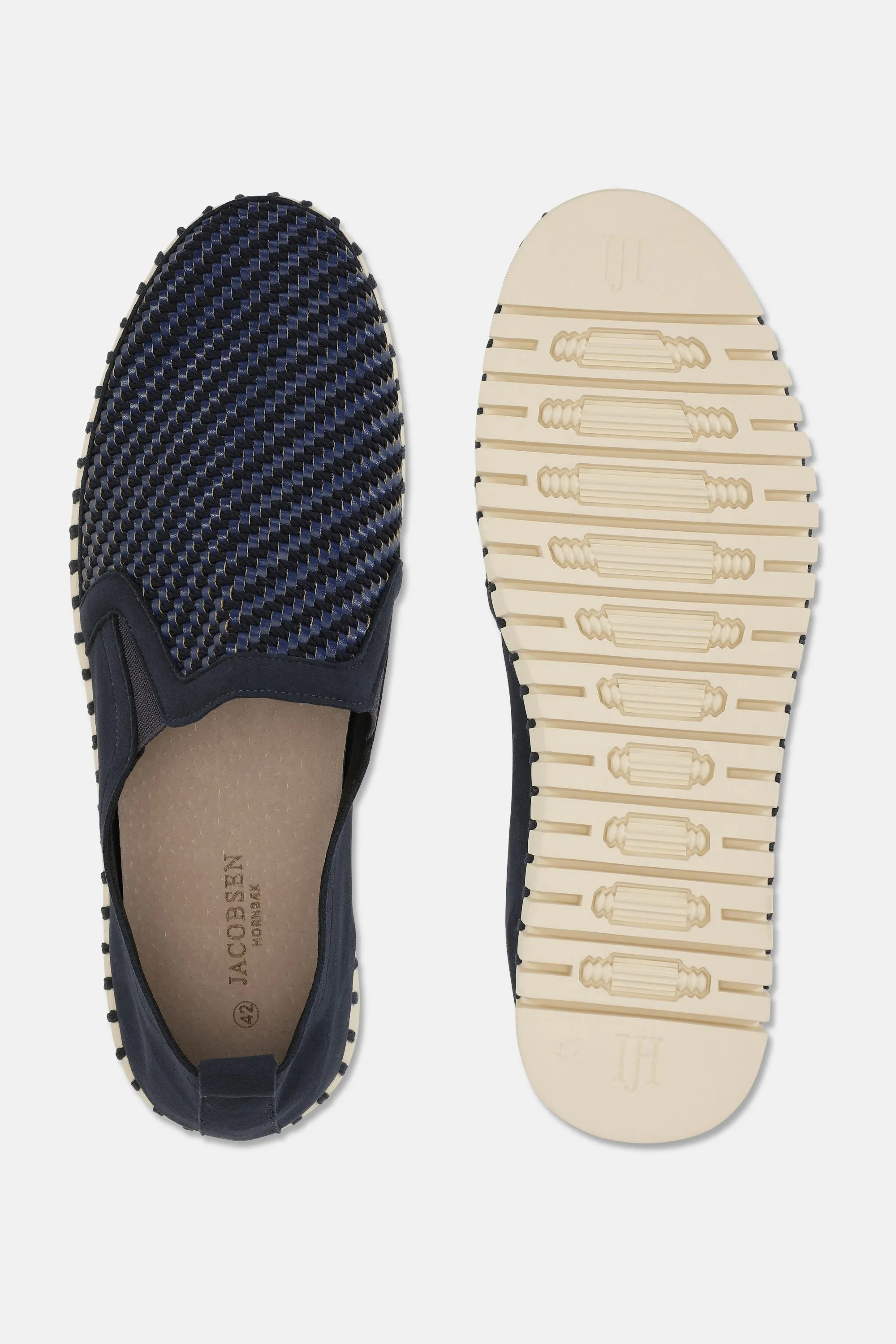Bekväma Herrskor - Dark Indigo Pearled Ivory