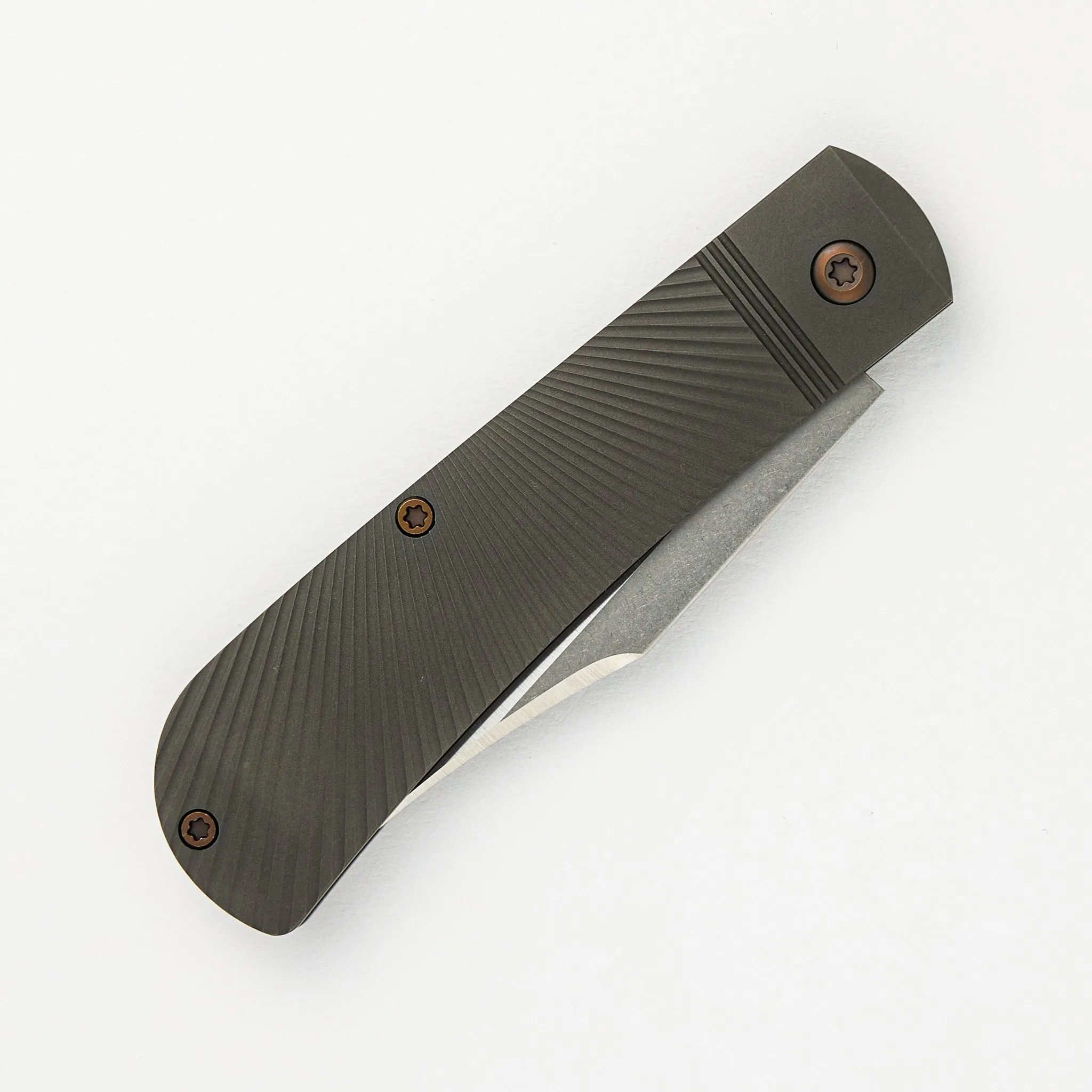 Benny's Clip - Titanium Starburst Handle - S90V Blade