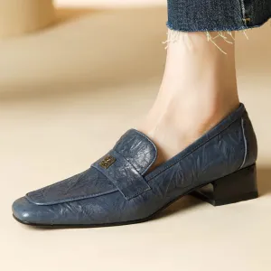 Berkley Square Toe Leather Loafers