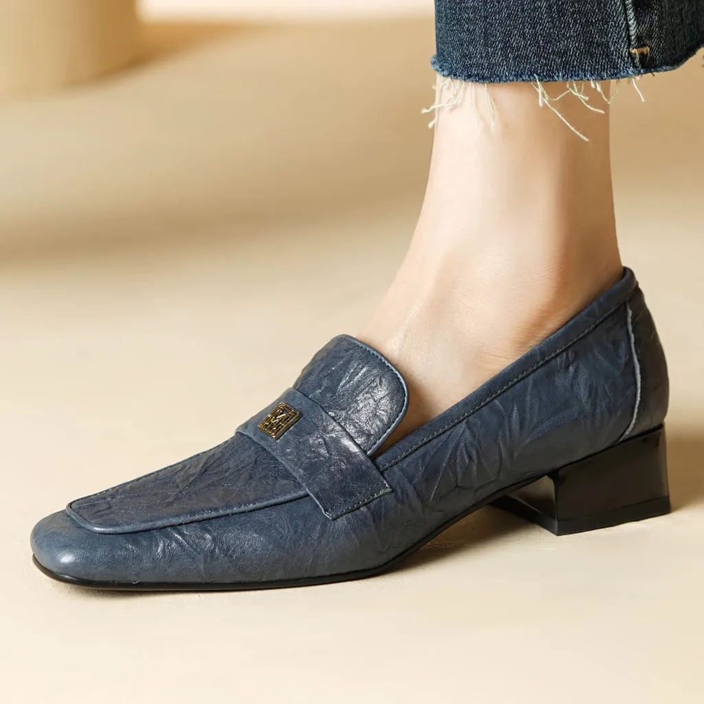 Berkley Square Toe Leather Loafers