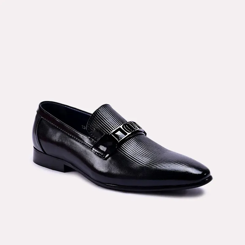 Bradley Black Slip On Dress Shoes 0111069