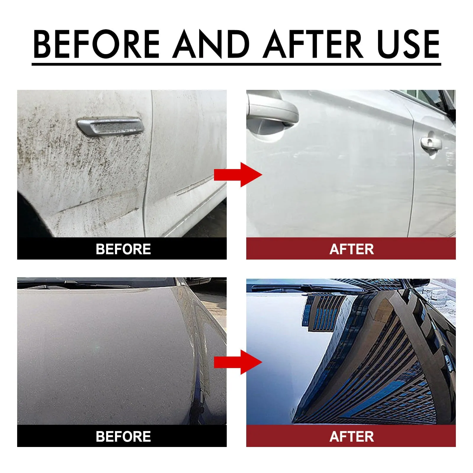 Car Exterior Shampoo Multipurpose Automotive Cleaners High Concentration Super Foam Strong Decontamination Auto Wash Supplies 100Ml