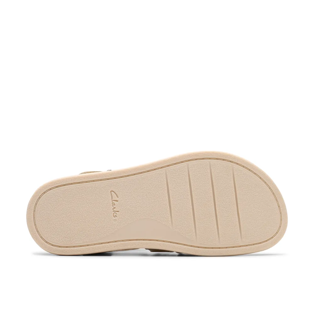 Clarks - Arwell Sun  - Cream Leather - Sandals