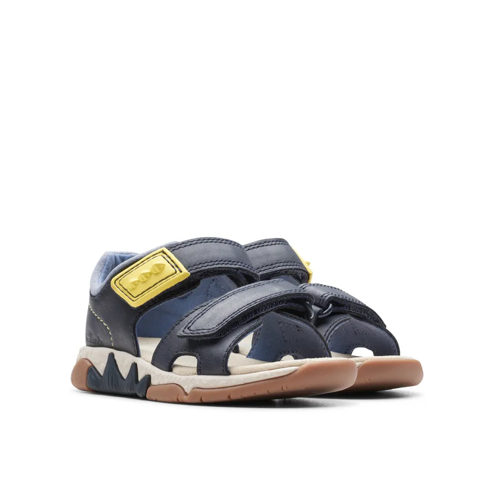 Clarks - Spiney Step T - Navy - Sandals