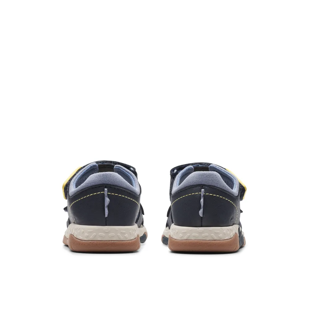 Clarks - Spiney Step T - Navy - Sandals