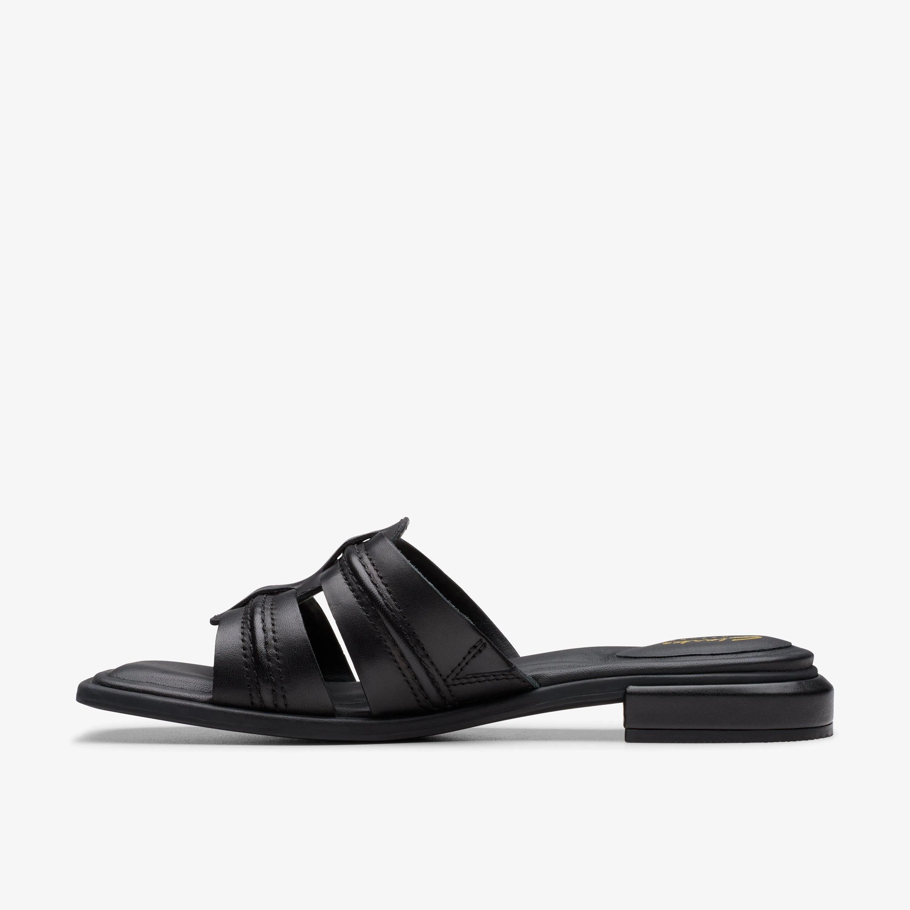 Clarks Women's Ariany Mule Black Leather 26181234