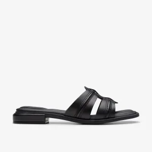 Clarks Women's Ariany Mule Black Leather 26181234