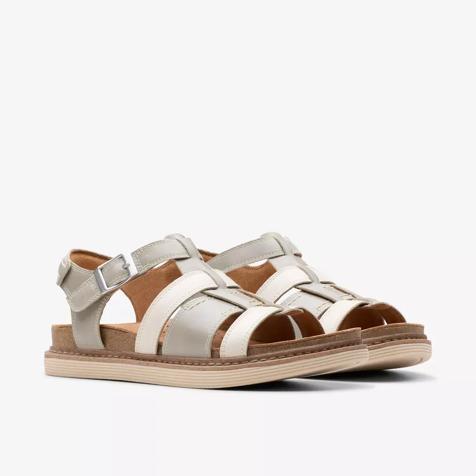 Clarks Women's Arwell Sun Stone Combi Leather 26181414