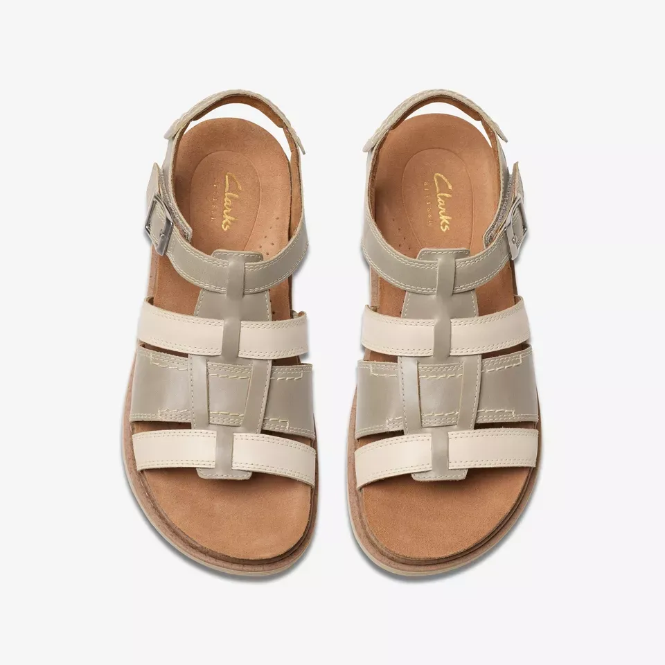 Clarks Women's Arwell Sun Stone Combi Leather 26181414