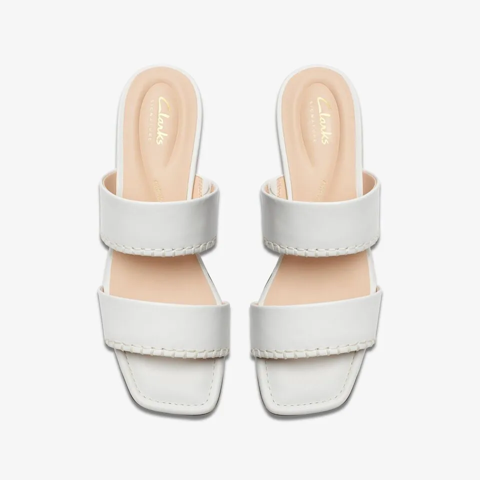Clarks Women's Serina35 Mule Off White Leather 26176338