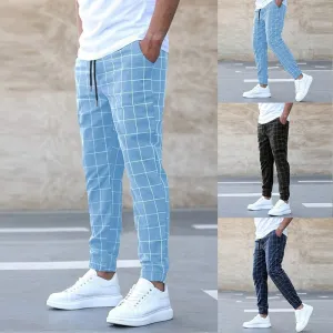 COLOMBO | MEN'S CHECKED JOGGER PANTS