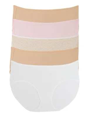 Cotton Modal Full Coverage Hipster 5-Pack