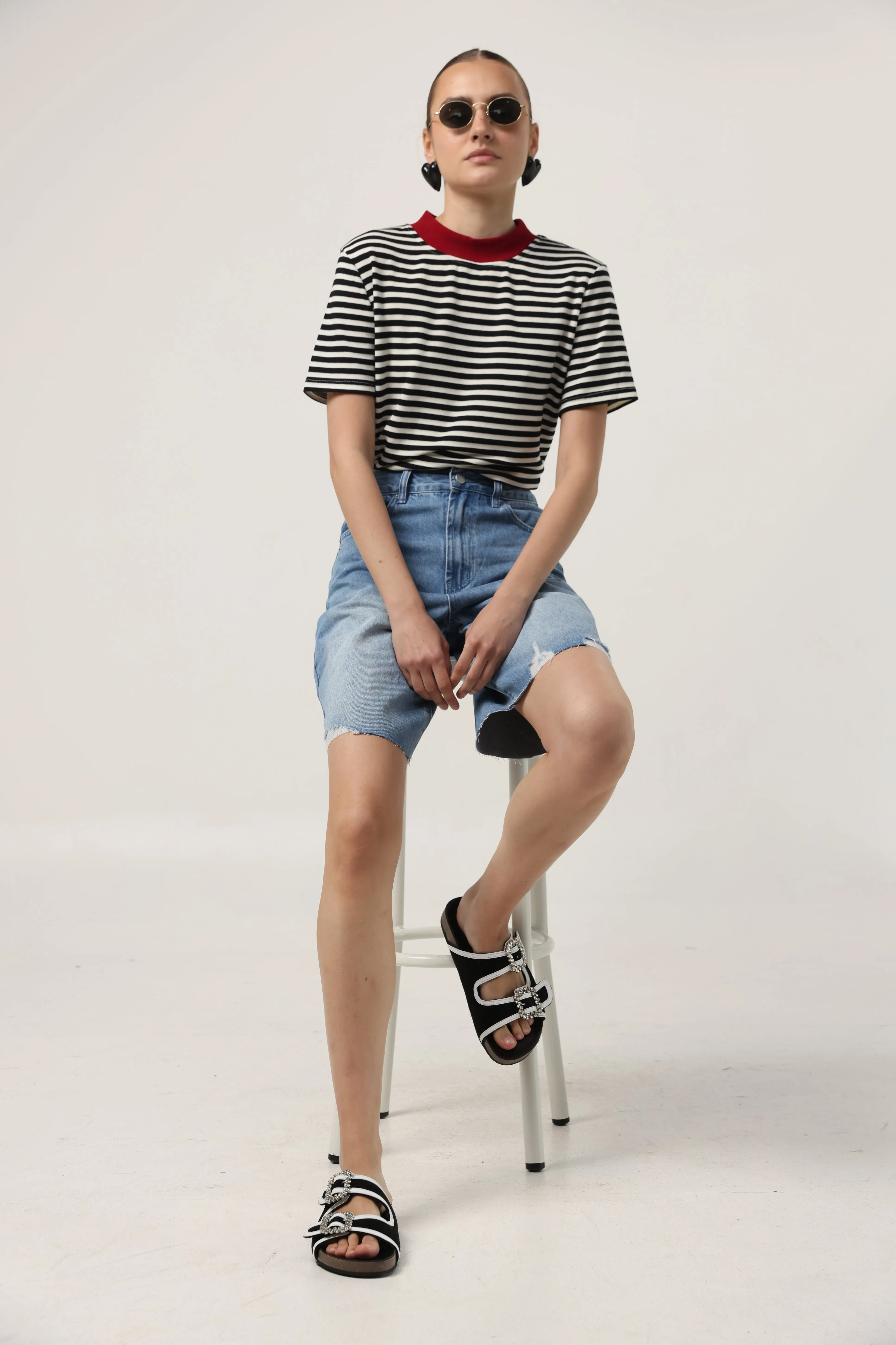 DNA No.28 Black&White Sandals