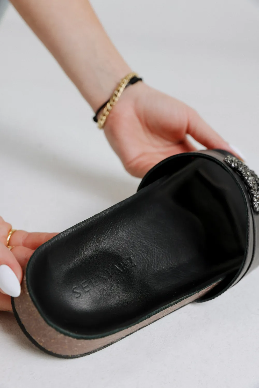 DNA No.3 Black Sandals
