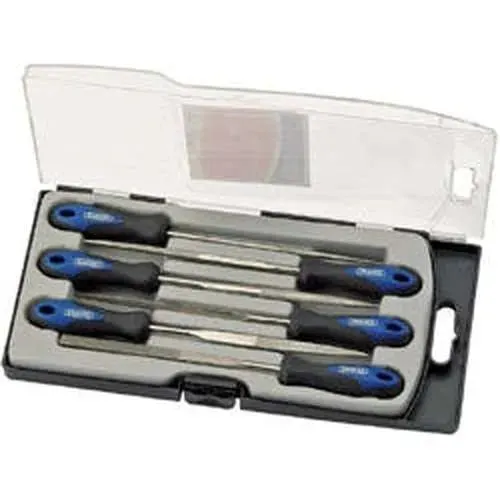 Draper Soft Grip Diamond Needle File Set, 150Mm (6 Piece) Dr-47817