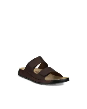 Ecco Men's Cozmo 2-Strap Sandal - Potting Soil