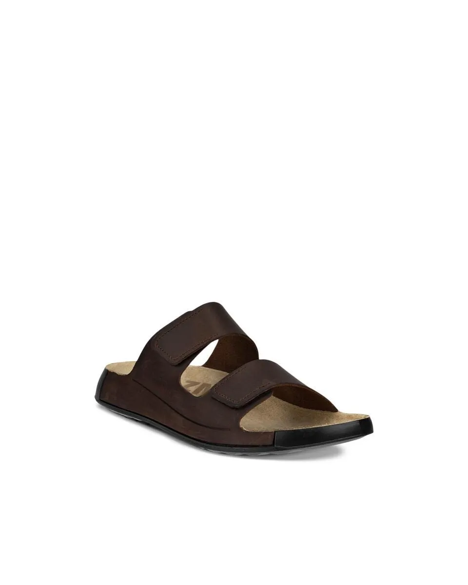 Ecco Men's Cozmo 2-Strap Sandal - Potting Soil
