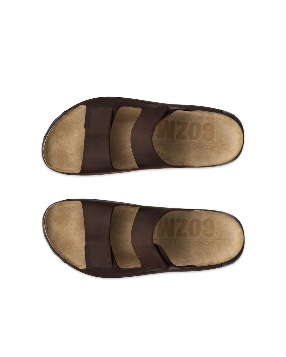 Ecco Men's Cozmo 2-Strap Sandal - Potting Soil