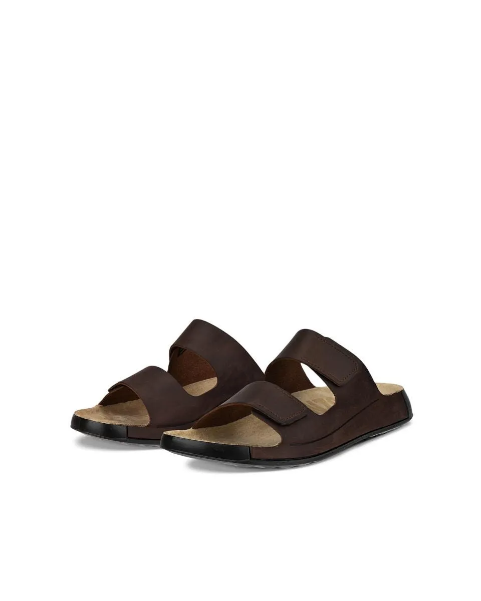 Ecco Men's Cozmo 2-Strap Sandal - Potting Soil
