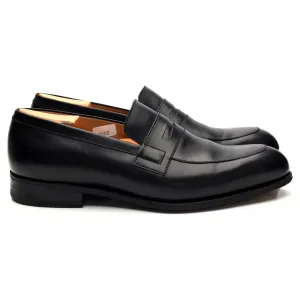 'Eton' Black Leather Loafer 7 E UK 7.5