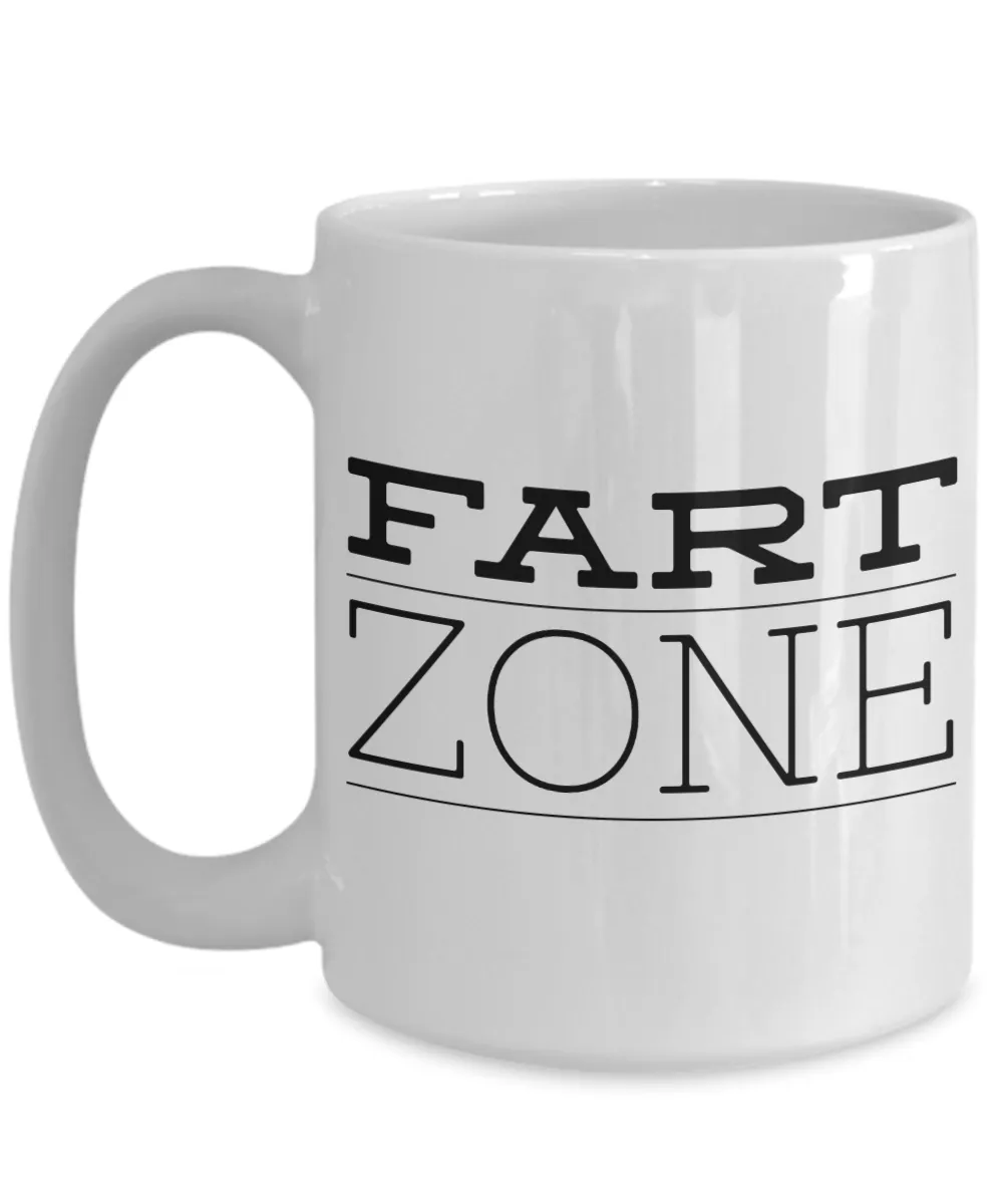 Fart Zone Mug Gifts Ceramic Coffee Cup