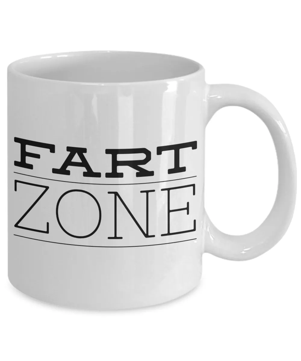 Fart Zone Mug Gifts Ceramic Coffee Cup