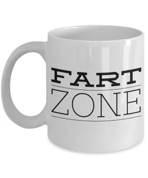 Fart Zone Mug Gifts Ceramic Coffee Cup