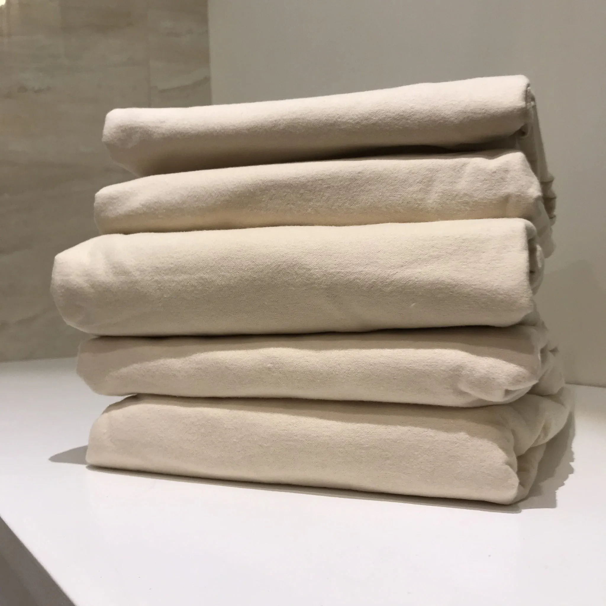 Flat Sheet - Flannel - 100% Cotton - 60" X 98"