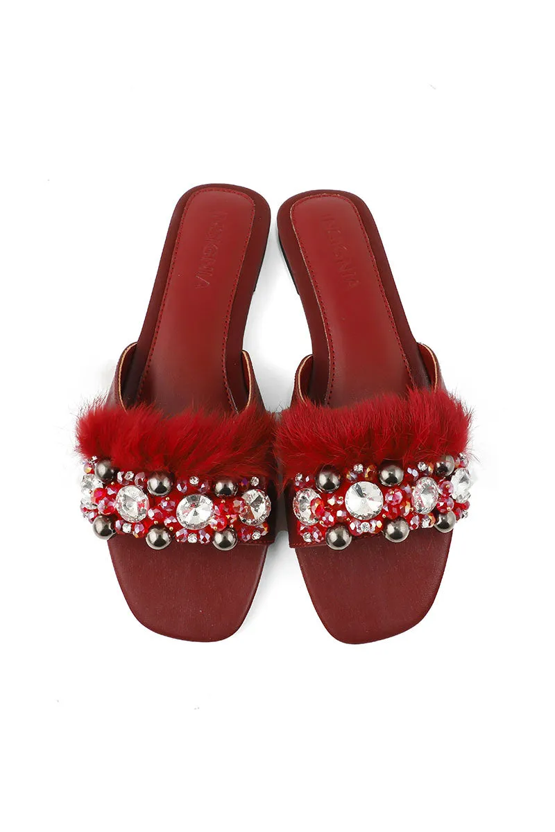 Formal Slip On I38534-Maroon