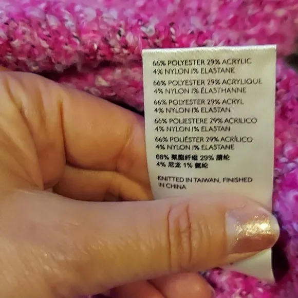 Free People NEW BFF Cowl Neck Sweater Pink Medium