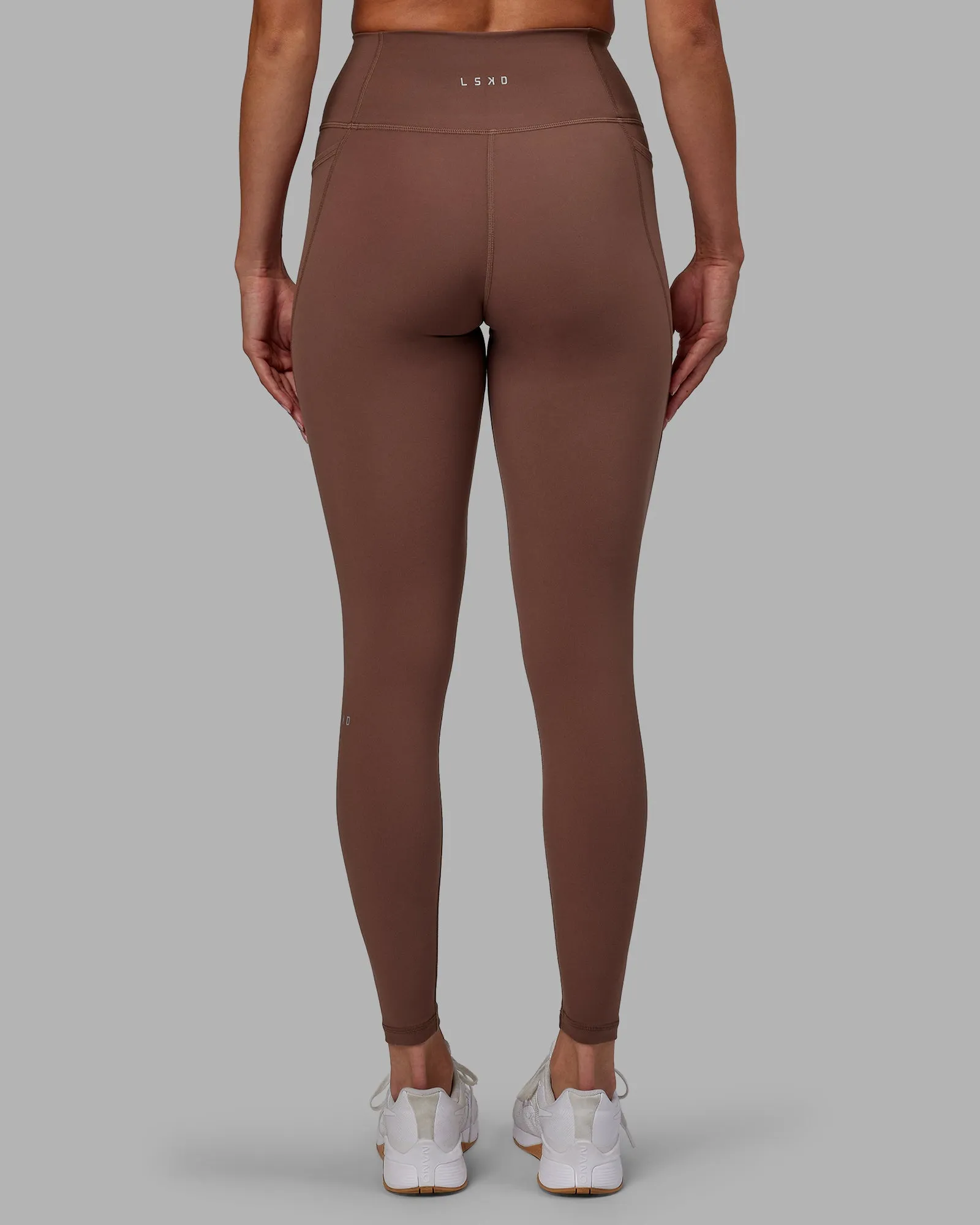 Fusion Full Length Tight with Pockets - Dull Rust