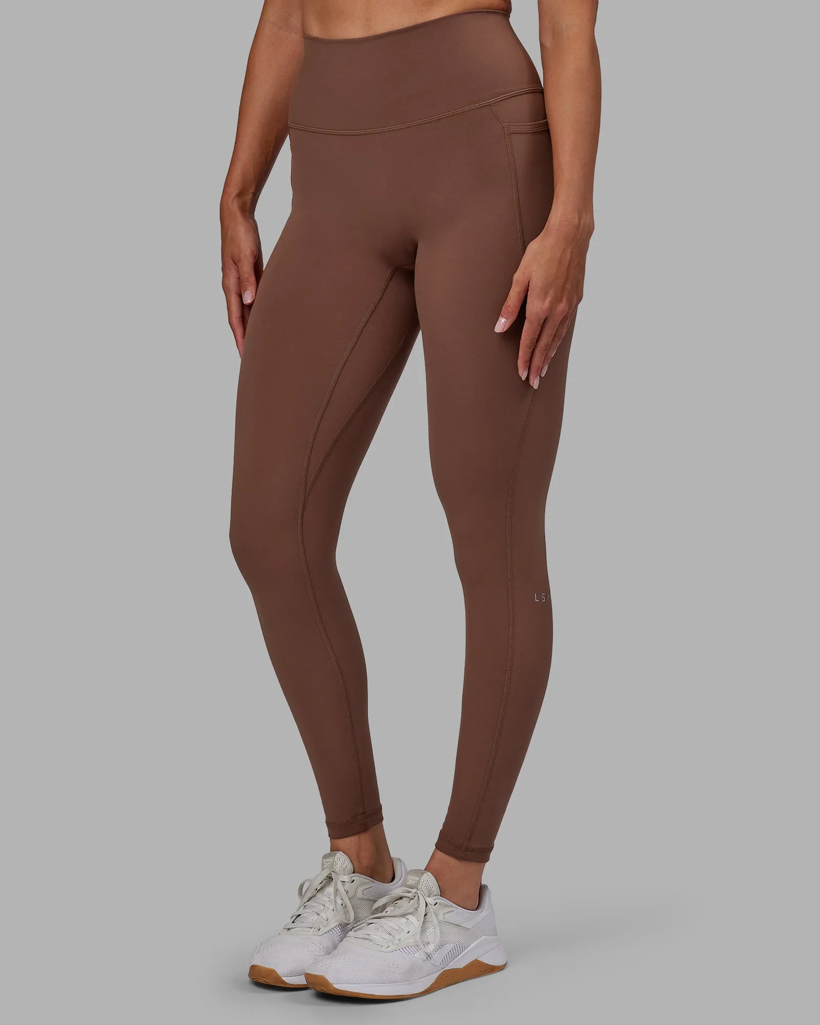 Fusion Full Length Tight with Pockets - Dull Rust