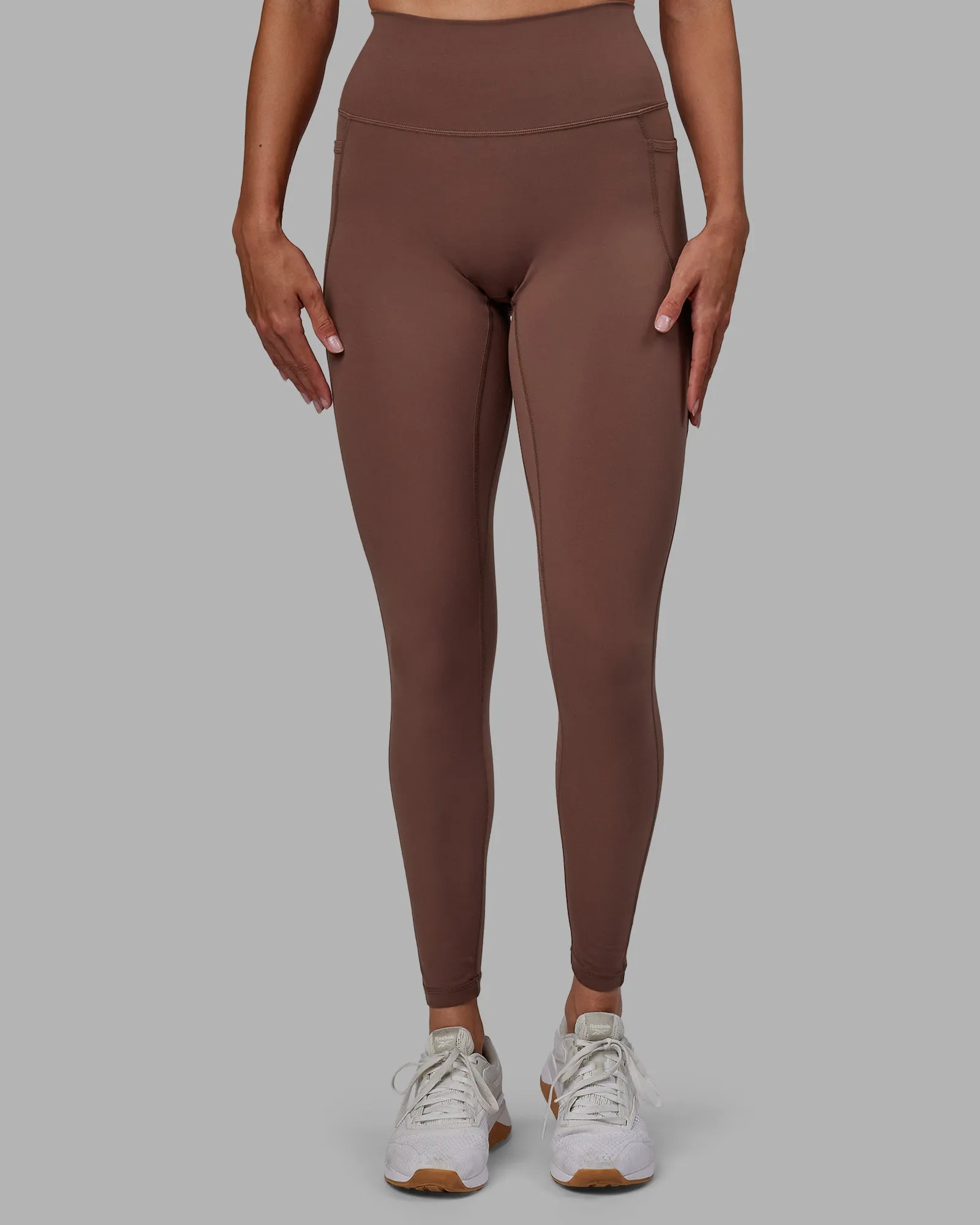 Fusion Full Length Tight with Pockets - Dull Rust