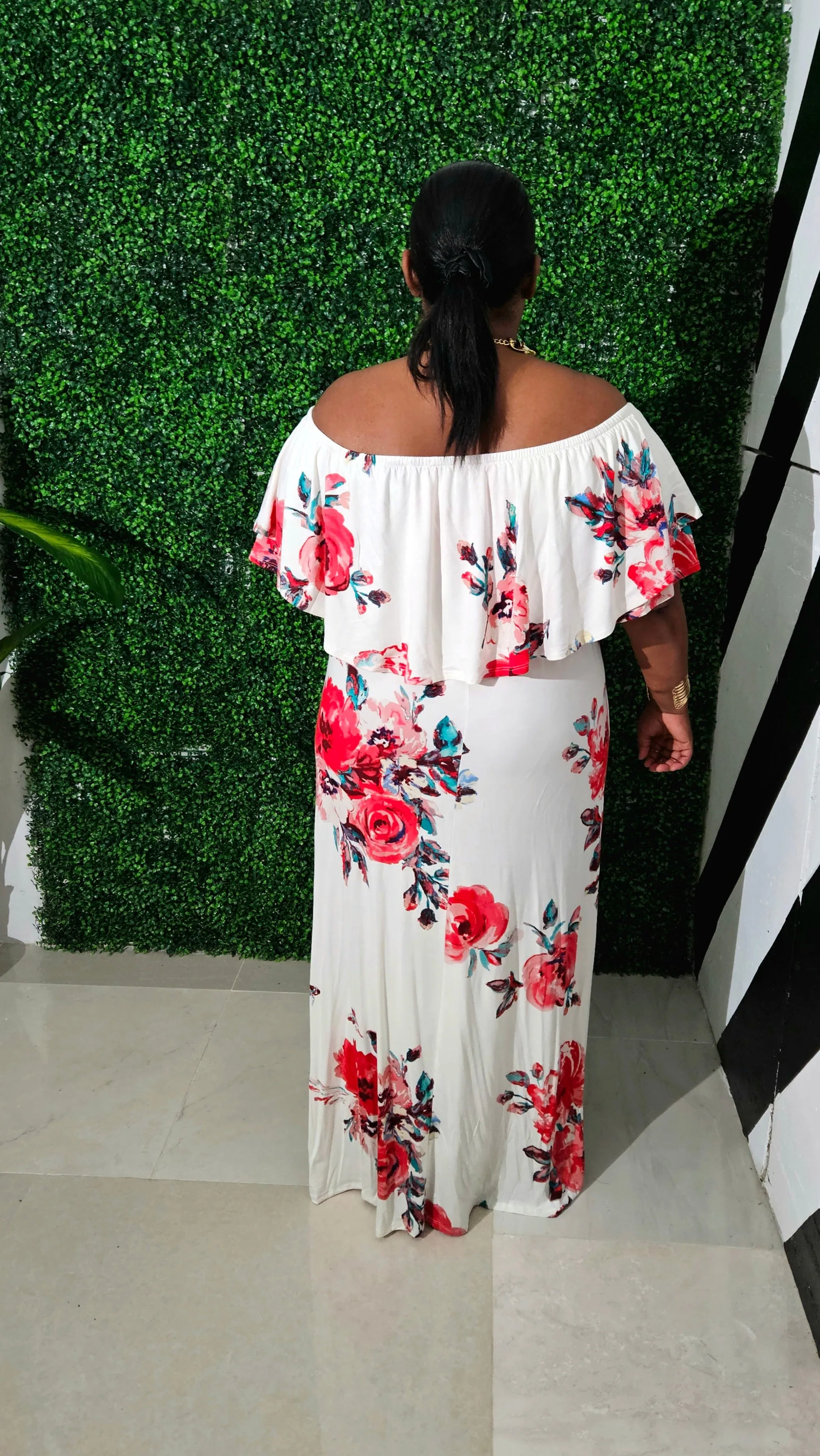 Garden Kiss Maxi || Ivory