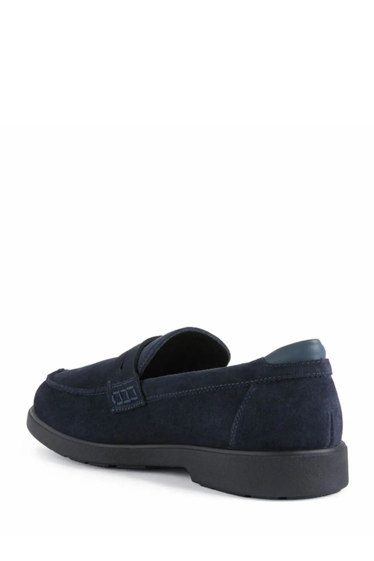 Geox Erkek Lacivert Spherica Ec11 Süet Deri Loafer