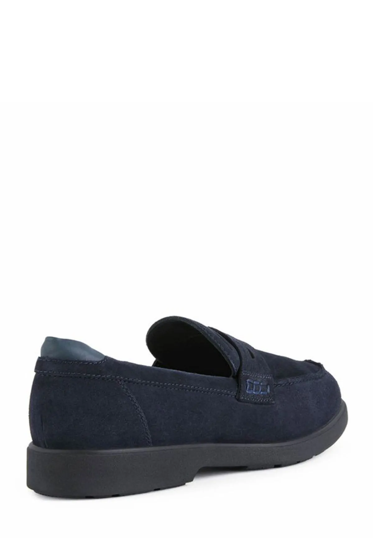 Geox Erkek Lacivert Spherica Ec11 Süet Deri Loafer