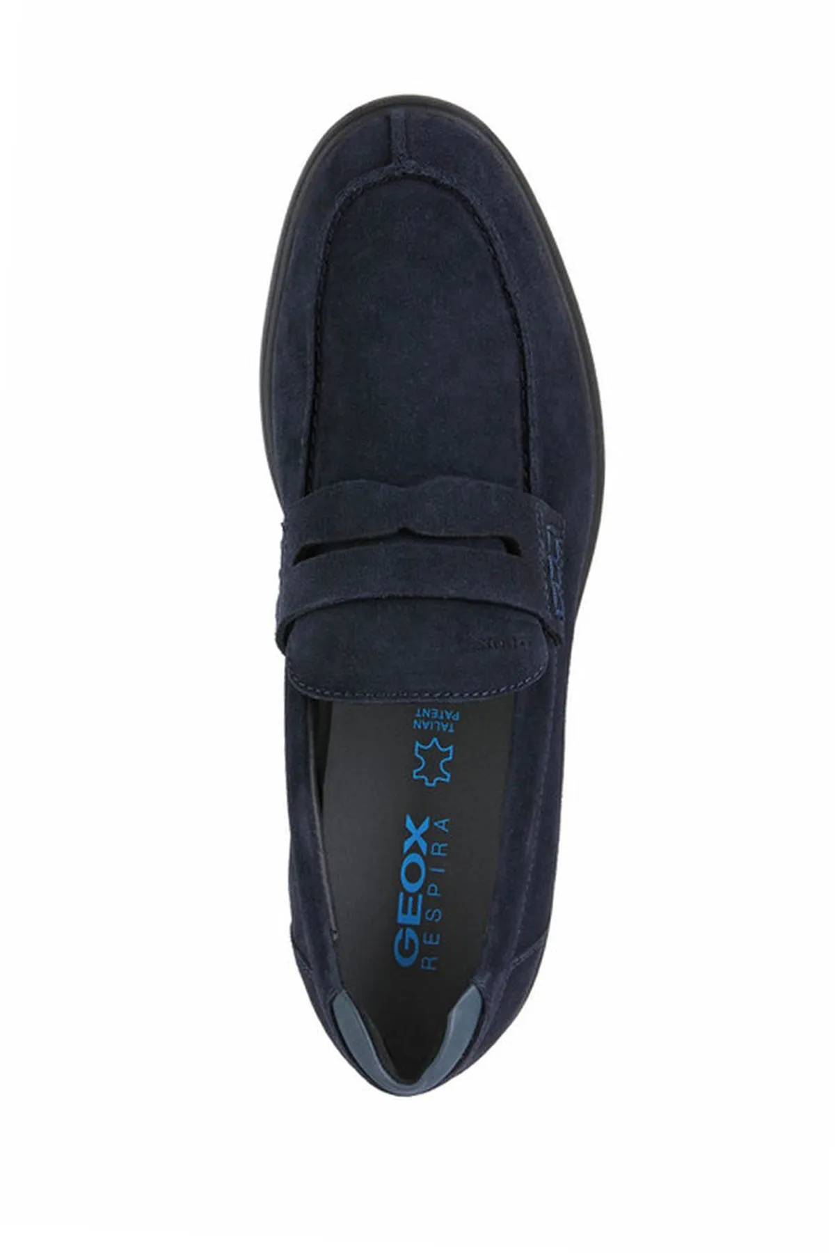 Geox Erkek Lacivert Spherica Ec11 Süet Deri Loafer