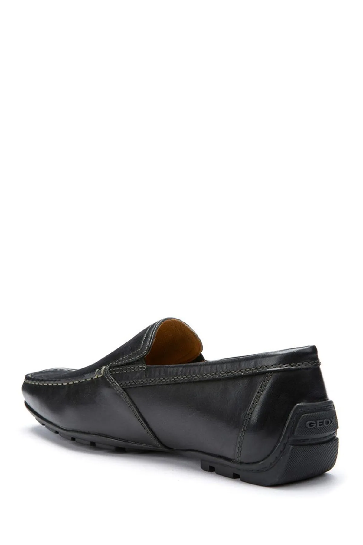 Geox Erkek Siyah Moner Deri Loafer