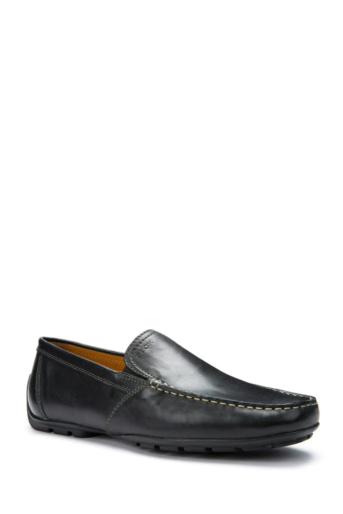 Geox Erkek Siyah Moner Deri Loafer
