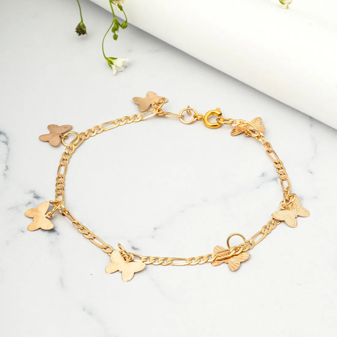 Golden Butterfly Bracelet