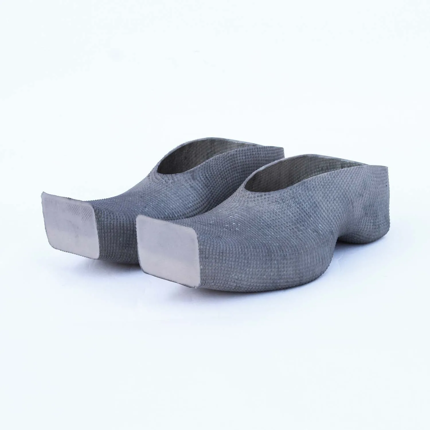 Heeled Square Toe Mules
