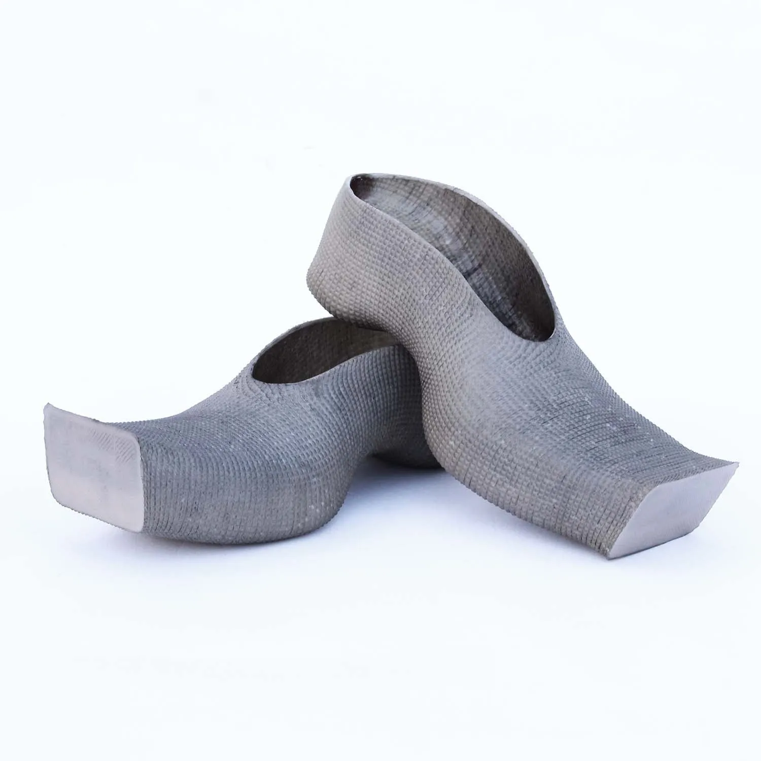 Heeled Square Toe Mules