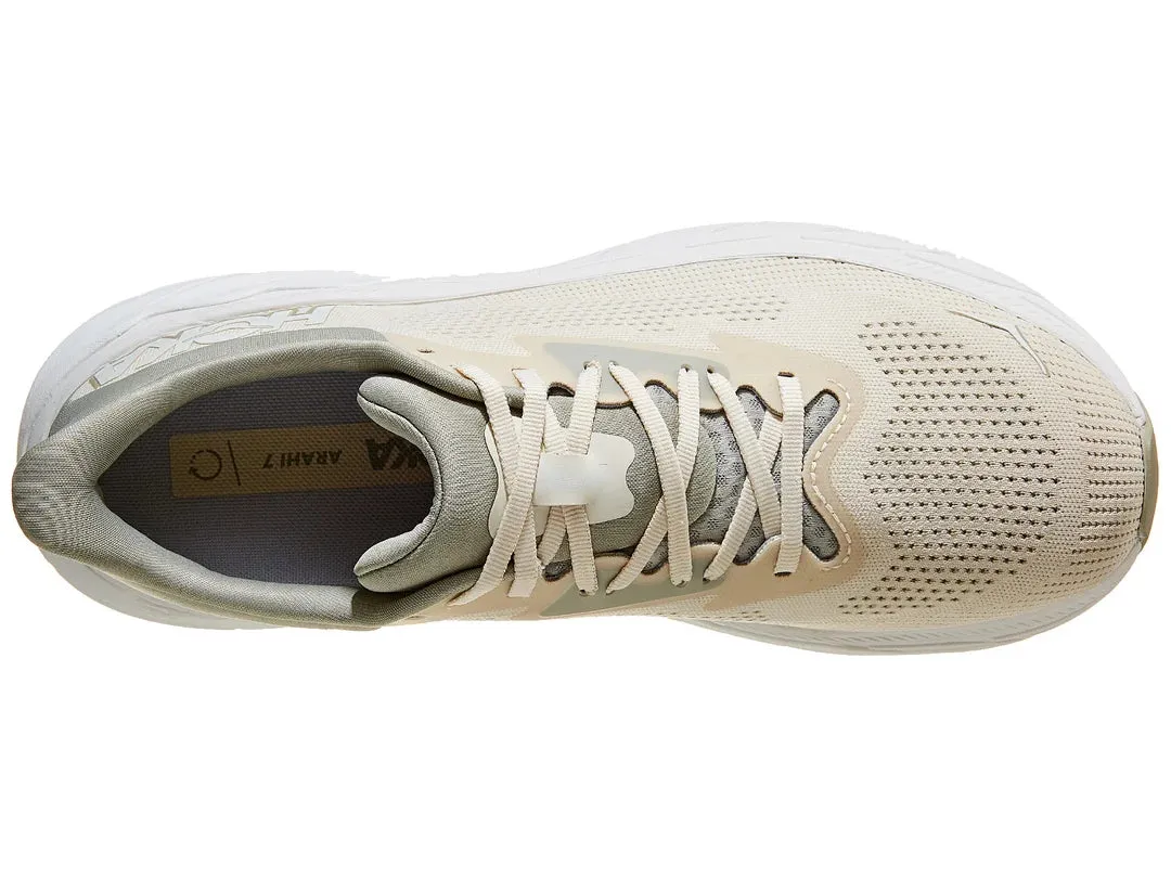 HOKA Men's Arahi 7 Wide - Oat Milk/Barley