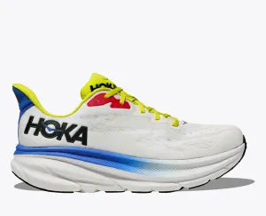 HOKA Men's Clifton 9 - Blanc De Blanc/Virtual Blue