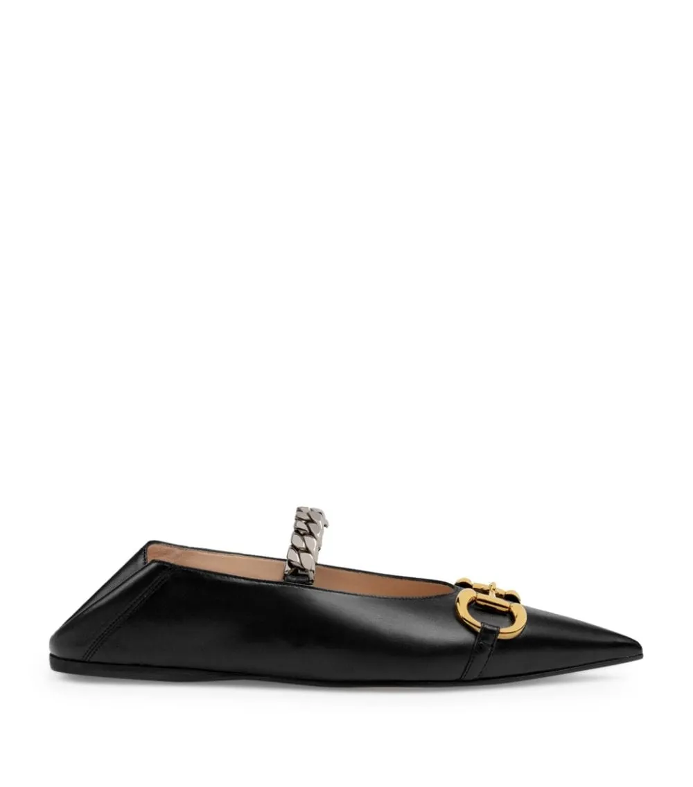 Horsebit Ballerinas